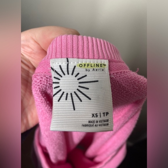 Aerie Cutout Fleece Mini Dress // Pink - Picture 5 of 8